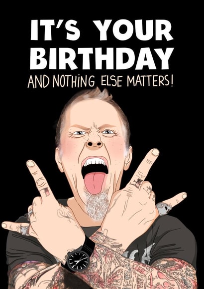 Metallica Birthday Card! created by Kasia Cards
