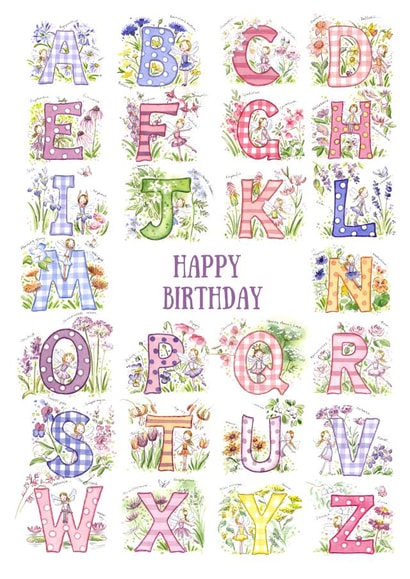 Flower Fairy Alphabet created by Kate Garrett