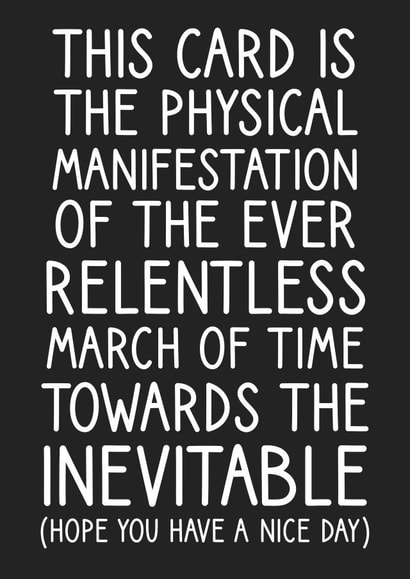 Horrible Birthday Card created by @StarBerry