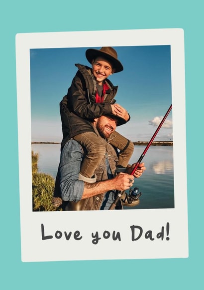 Father's Day Photo Card - Polaroid created by Studio Doodles