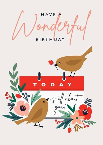 Wonderful Birthday created by Graphic Factory