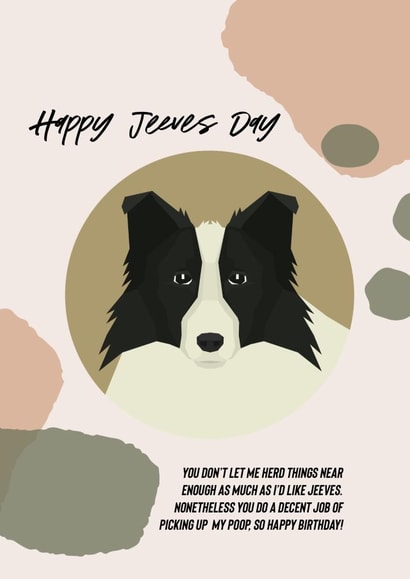 Happy Birthday From the Dog created by Miss Anne Thropy