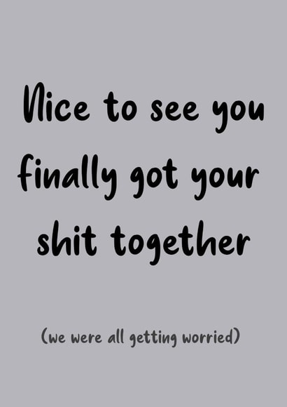 Congratulations (profanity card) created by Jessica Jayne Harney