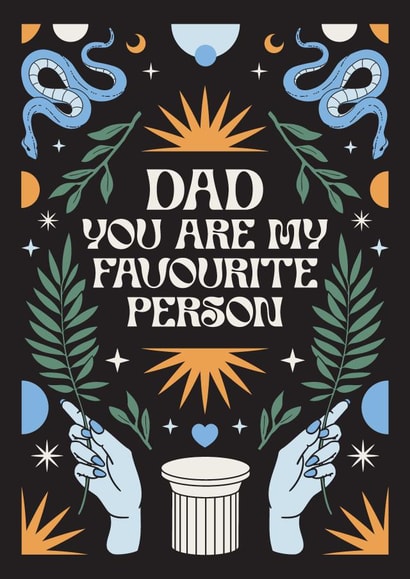 Dad You Are My Favourite Person 1001 created by Oh Ellie Studio