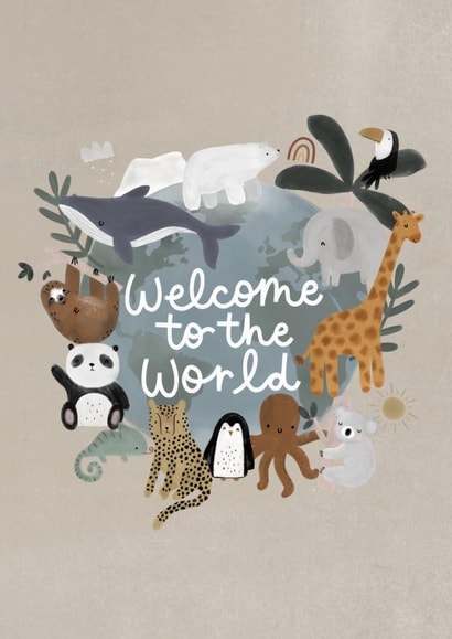 Welcome To The World Card created by Little M