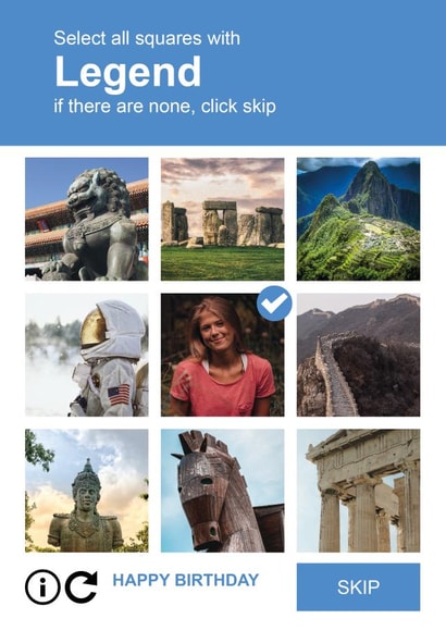 Funny personalised legend verification birthday card created by Paul Stevens