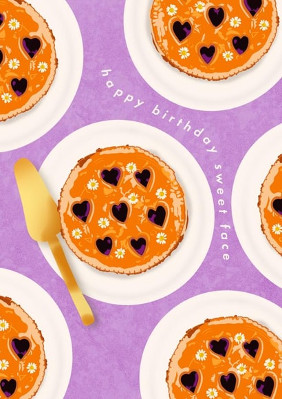 Happy Birthday Sweet Face Card created by Creative Char