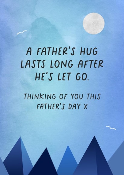 Father's Day Thinking of you card created by Evie Garnett Designs