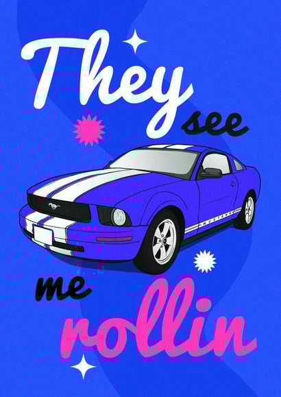Mustang Car Pass created by Hey Huns It's Nicole