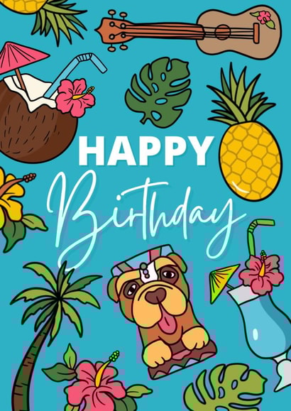 Tropical Birthday created by Jadie Jones