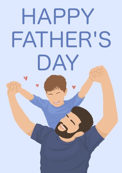 Card for beloved daddy created by Darya Malceva