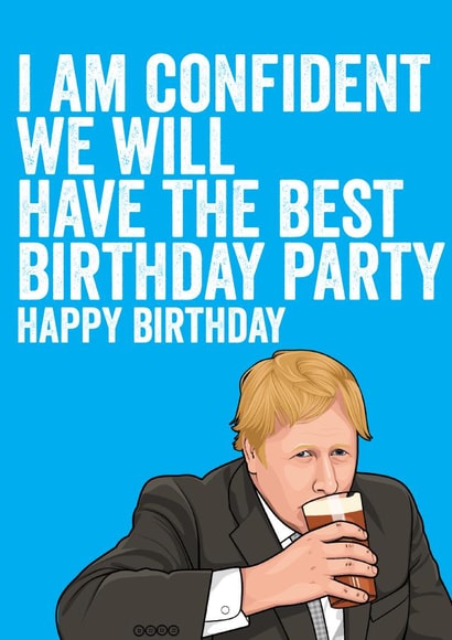 Confident Tory Card created by Filthy Sentiments