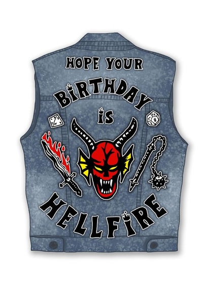 HOPE YOUR BIRTHDAY IS HELLFIRE created by Geoff Leopard