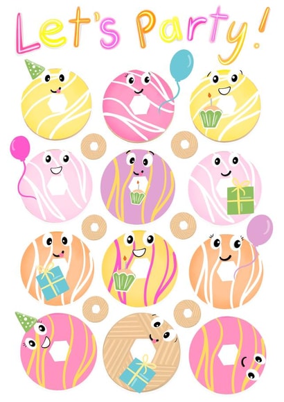 Party rings created by Palette&Petal