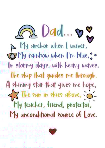 Thank You Dad - Special Dad - Father's Day Card created by And You Can Quote Me