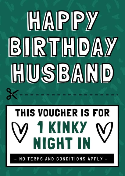 Kinky voucher husband birthday card! created by AbiGoLucky