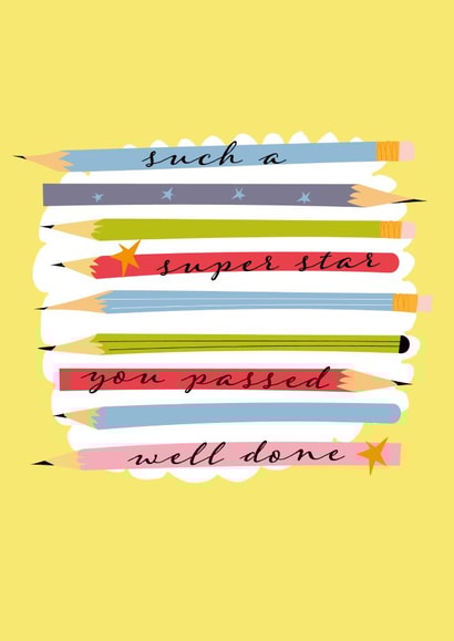 You Passed, Well Done created by Alison Porter