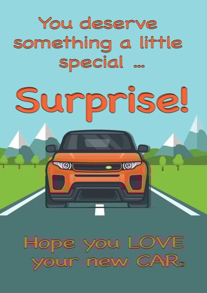 HOPE YOU LOVE YOUR NEW CARd created by rdlinnovation