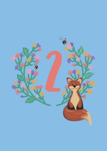 Happy 2nd Birthday created by Happy Beespoke Designs