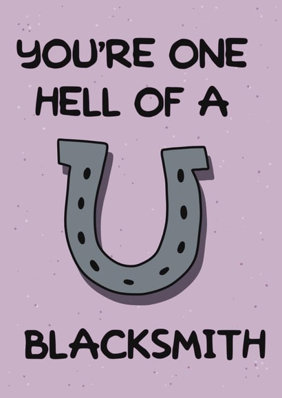 You’re One Hell Of A Blacksmith Classic Simpsons Valentines Card created by ttrappartt