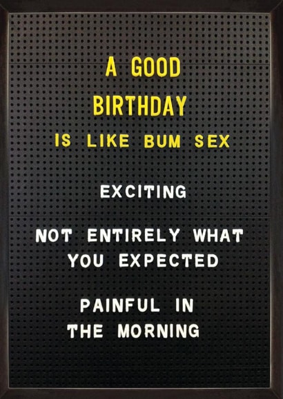 A Good Birthday Card created by Brainbox Candy