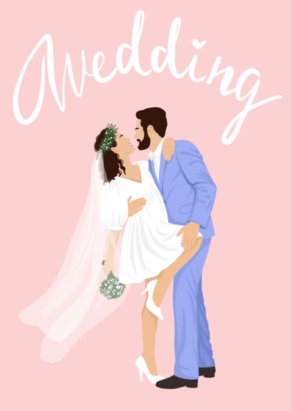  Wedding card created by Darya Malceva