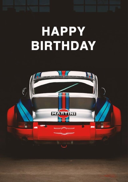 Happy Birthday Porsche created by Groves Design