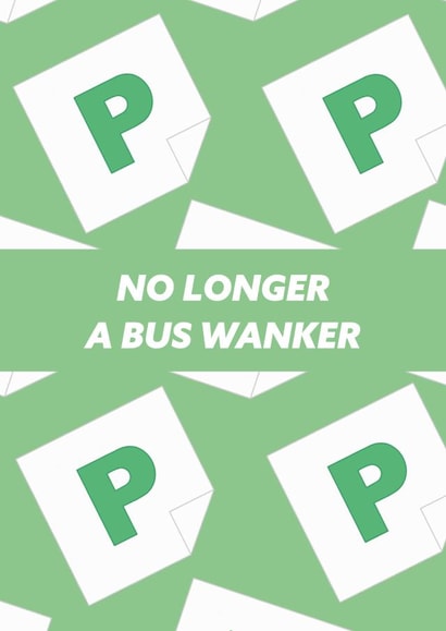 No Longer A Bus Wanker created by Ellie Fflur Studio