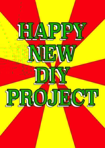 Happy New DIY Project card created by Florabelle