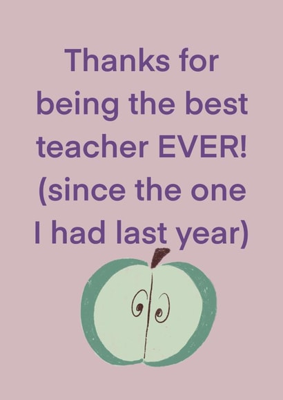 Thanking the teacher created by Blue Jug