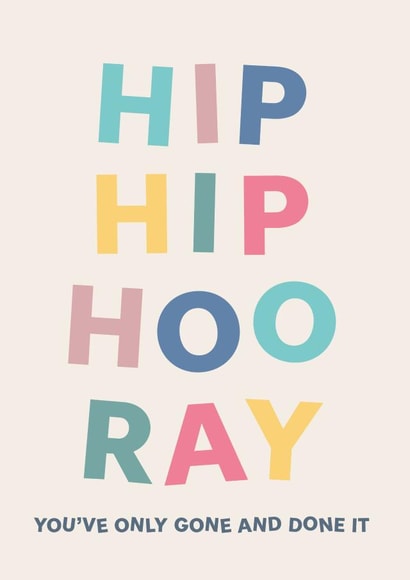 Well Done Congratulation Card created by Poppy Lane