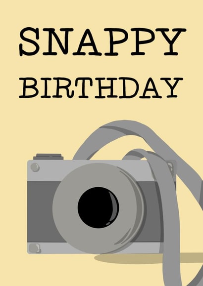 Snappy birthday created by The Happy Potato