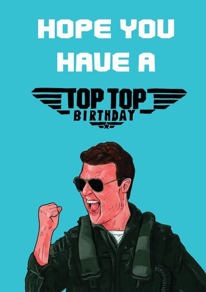 Top Birthday created by Martyn Scribbler Illustration