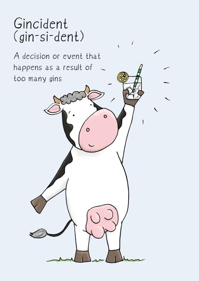 Gin Birthday Card  created by Lucy Driver