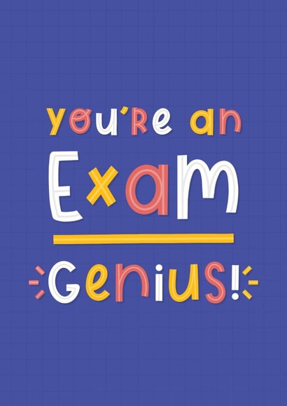You're an Exam Genius card created by Joanne Hawker