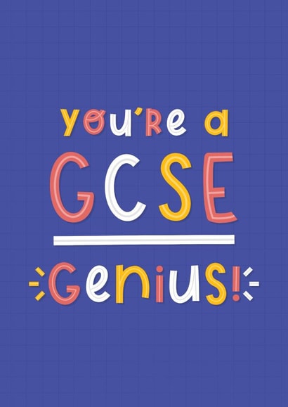 You're a GCSE Genius Card created by Joanne Hawker