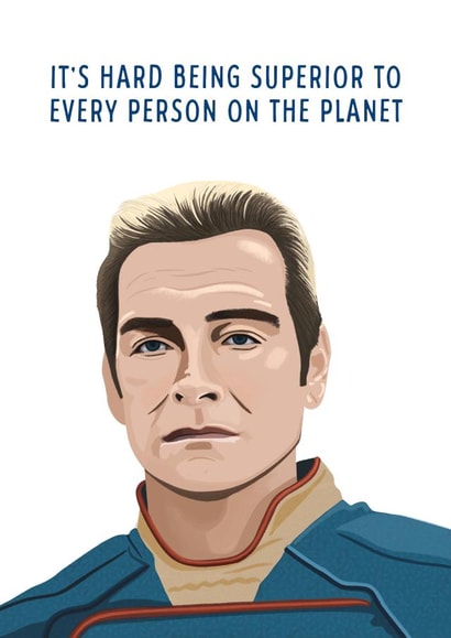 Homelander’s Super Superior Card created by URGHH Card Co.