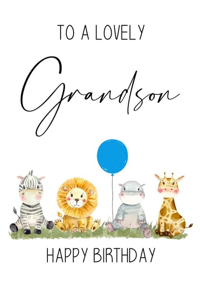 Happy birthday To a lovely grandson created by BeauPrintBoutique