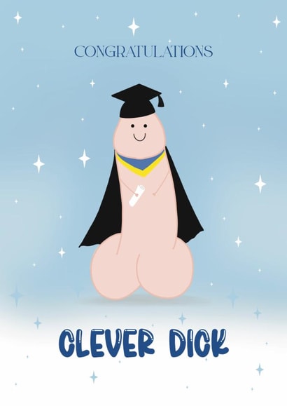 Clever Dick - graduation card created by Choo Choo