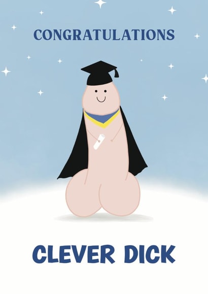 Clever Dick - graduation card created by Choo Choo