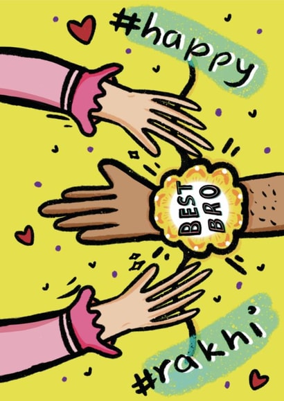 Happy Rakhi created by Dream And Illustrate