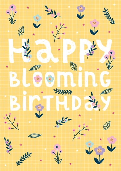 Happy Blooming Birthday created by Debbie Lambert Designs