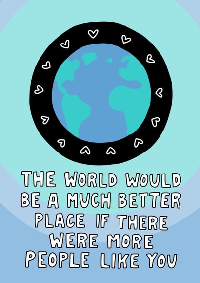 Better World Friendship Card created by Angela Chick