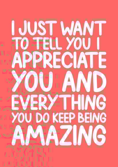 Thank You Boyfriend - Appreciate - You Are Amazing - For Friend - For Mum created by Naughty Nice