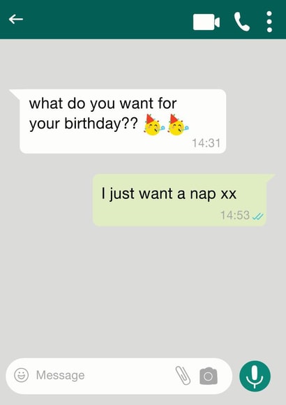 I Just Want A Nap Birthday Card created by Kat Willott