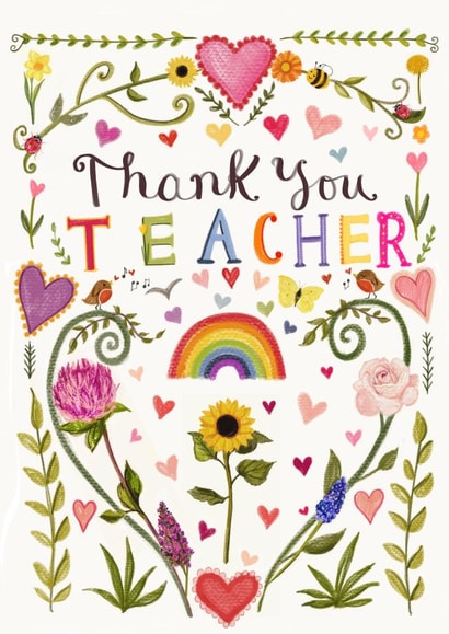 Thank You Teacher created by Love Lucy Illustration