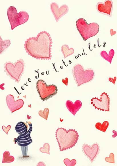 Love you lots and lots created by Love Lucy Illustration