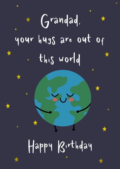 Cute grandad birthday card created by Fern Furness