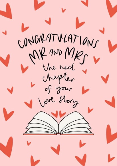 Love Story - Next Chapter - Congratulations Wedding Card created by Muses & May