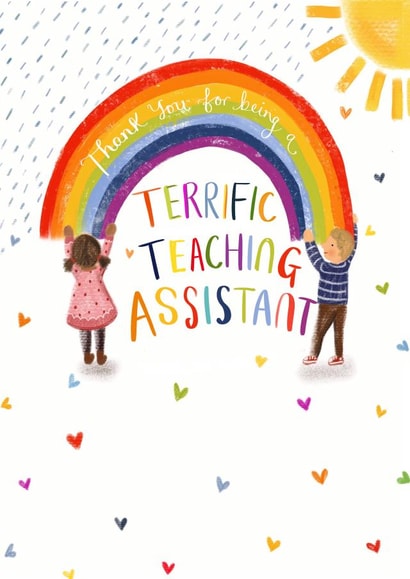 Terrific Teaching Assistant created by Love Lucy Illustration